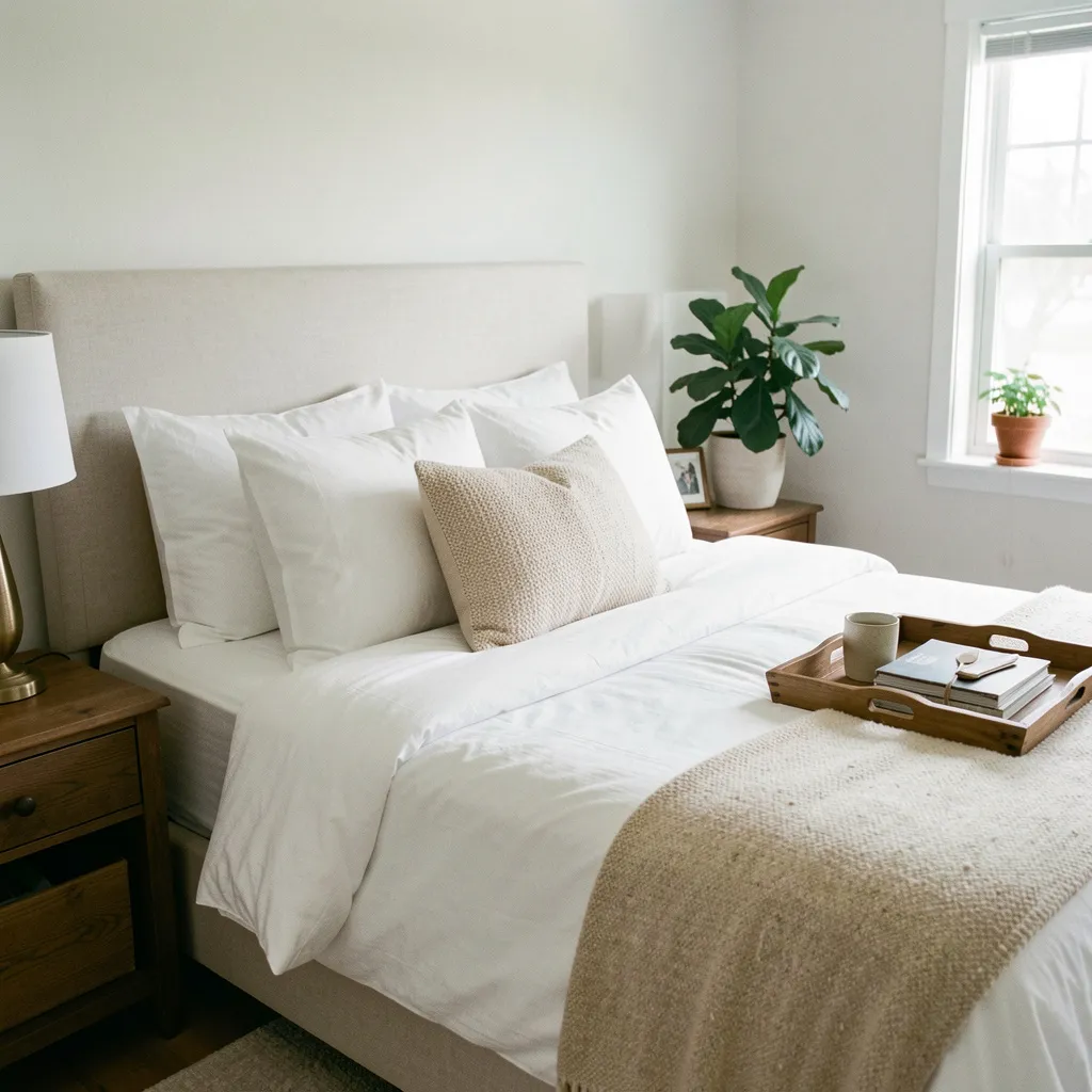 Natural lighting in guest room